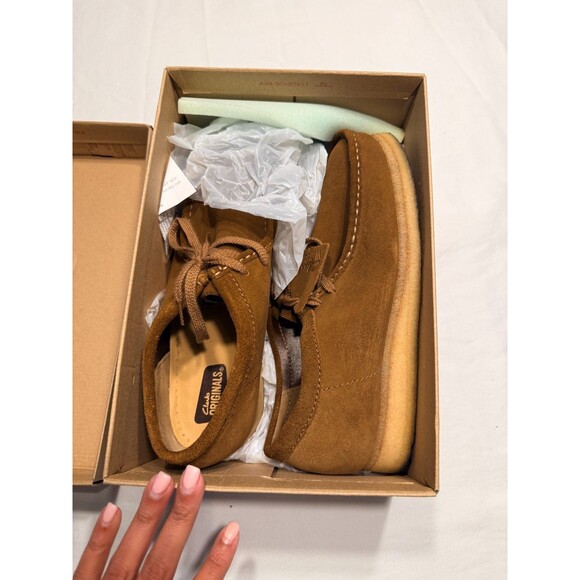 Clarks Originals Wallabee Size 9 MENS Oak Hairy - Picture 1 of 7